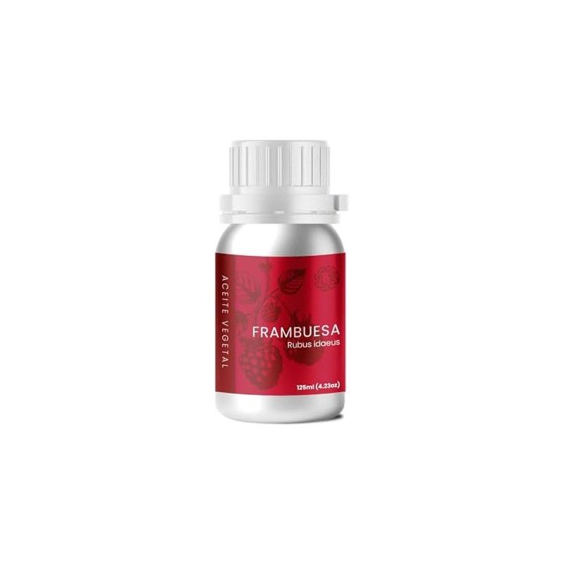 Aceite Portador Semillas de Frambuesa (Rubus idaeus), 100% Puro, Antioxidante,