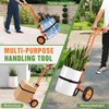 Plant Caddy with Wheels, Heavy Duty Plant Dolly Cart with