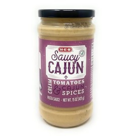 H-E-B Saucy Spicy Cajun Alfredo Pasta Sauce 15oz - 1 glass jar