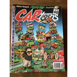 CAR toons #40 MAGAZINE  CAR TOONS POSTER INSIDE  AUGUST SEPTEMBER 2022 CARTOONS