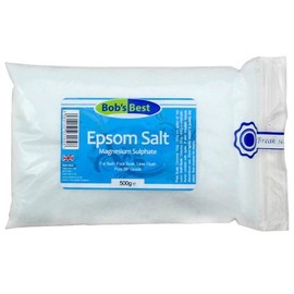 Epsom Salts Magnesium Sulphate for Bath or Foot Soak Pure BP Grade - 500 Grams