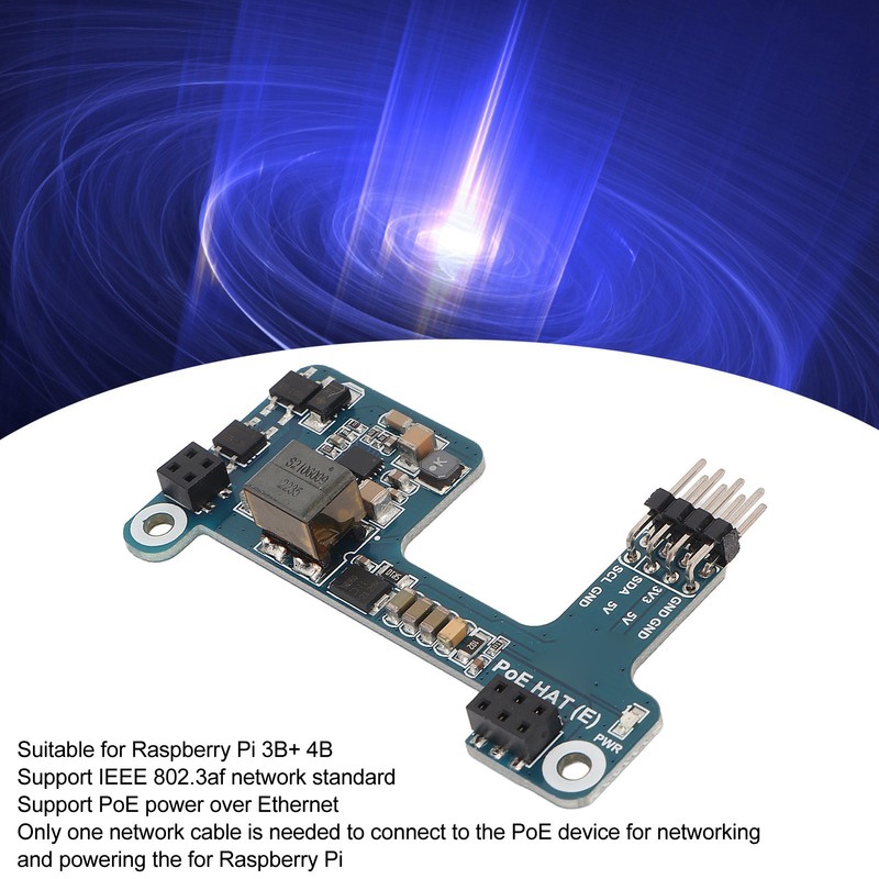 POE Mini Expansion Board for Raspberry Pi 3B+ 4B IEEE