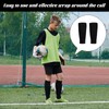 Kids Sock Sleeves,3 Pairs Football Sock Sleeves,Black Elastic Shin Pad