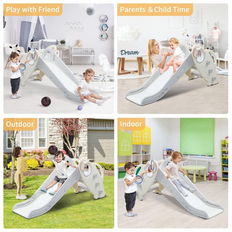 Onasti Kids Slide for Toddlers Age 1-3 Indoor Baby Plastic