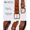 WOLFANT Thicken Full Grain Heavy Duty Casual Work Belts for