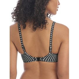 Freya Check in Sweetheart Bikini Top Monochrome Black 34G