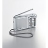 Panasonic RF-P155 Radio FM/AM/Wide FM Compatible, Silver