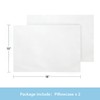TILLYOU Toddler Pillowcase 2 Pack with Zipper,Silky Soft Microfiber 13"
