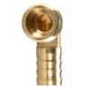 TA-VIGOR 2Pcs Brass Barb Hose Fitting, 90 Degree Elbow 12mm