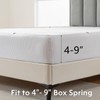 MIYE Jacquard Fabric Box Spring Cover,Super Stretchy Wrap Around 4