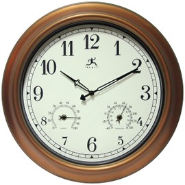 Infinity Instruments 12144CP-1679 Wall Clock The Craftsman