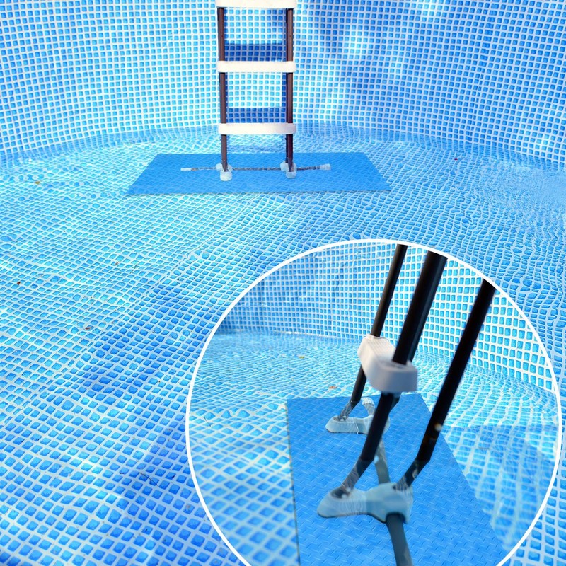 Drydiet Above Ground Pool Ladder Mat, Swimming Protective Nonslip Step