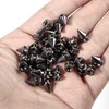 Juego de 80 espigas para ropa, multipuntas y tacos negros