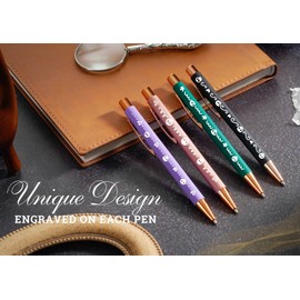 InnoBeta Skull Gifts Ballpoint Pen Set of 4, Gifts for Birthday, Christmas