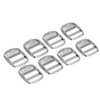 10pcs 1 Inch Metal Buckle Slider Adjustable Zinc Alloy Buckles