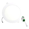 JANDEI - Downlight LED 18W Round 3000K/4200K/6000K Flat White Frosted