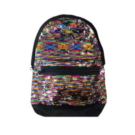 Victoria's Secret Pink Campus Backpack Multicolor Bling Fashion Show Rainbow