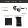 LJCZKA Cat Eye Rhinestones Sunglasses Womens, Retro Diamond Sunglasses Crystal