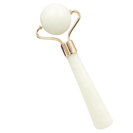 WOONEKY Facial Massage Roller Jade Skin Care Tool for Portable Beauty Roller Stick for Smooth and Younger Looking Skin Random Color