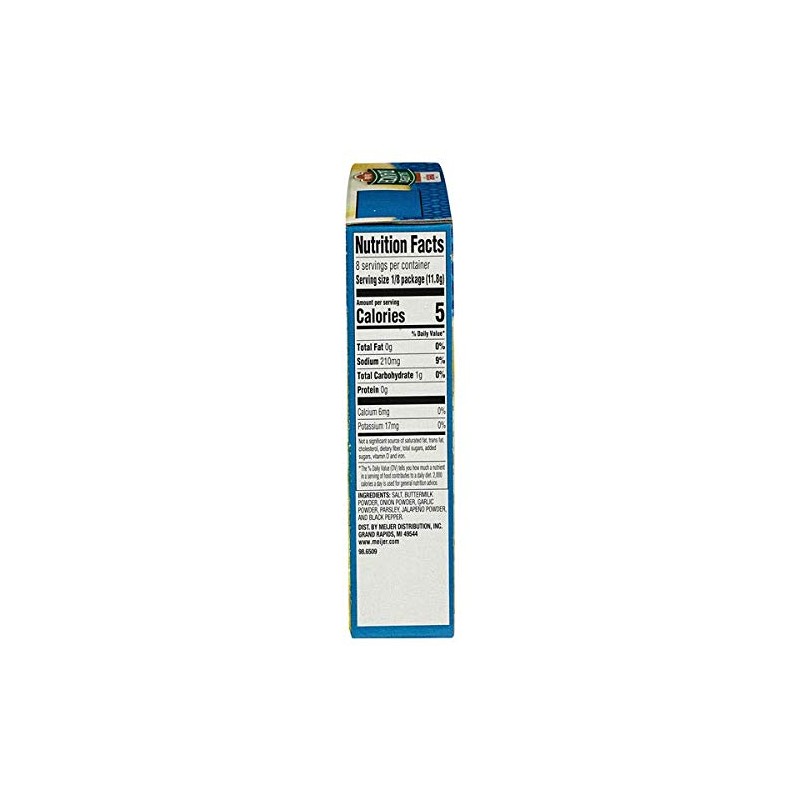 Meijer Jalapeno Ranch Dip Mix 2 Packets Included 5 Minute