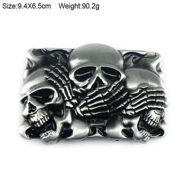 MULBA Vintage Western Cowboy Belt Buckle Zinc Alloy Belt Buckle