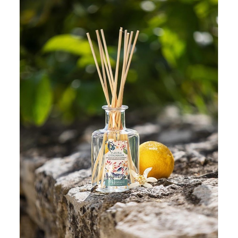 Fragonard Fleur de Citronnier (Lemon Blossom) Reed Diffuser Room Fragrance
