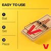 Victor Metal Pedal Sustainably Sourced FSC Wood Snap Mouse Trap
