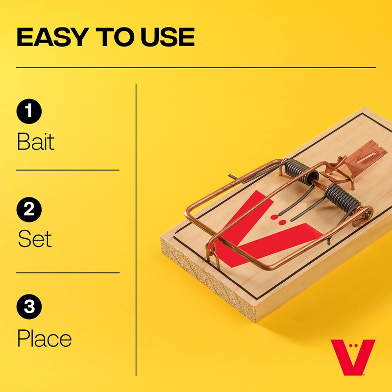 Victor Metal Pedal Sustainably Sourced FSC Wood Snap Mouse Trap