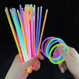 Water Bomb Glow Stick Bracelet Glow Stick Fluorescent Glow Bracelet - 100 Pieces
