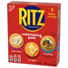 RITZ Crackers Entertaining Variety Pack with Original, Everything, and Garlic