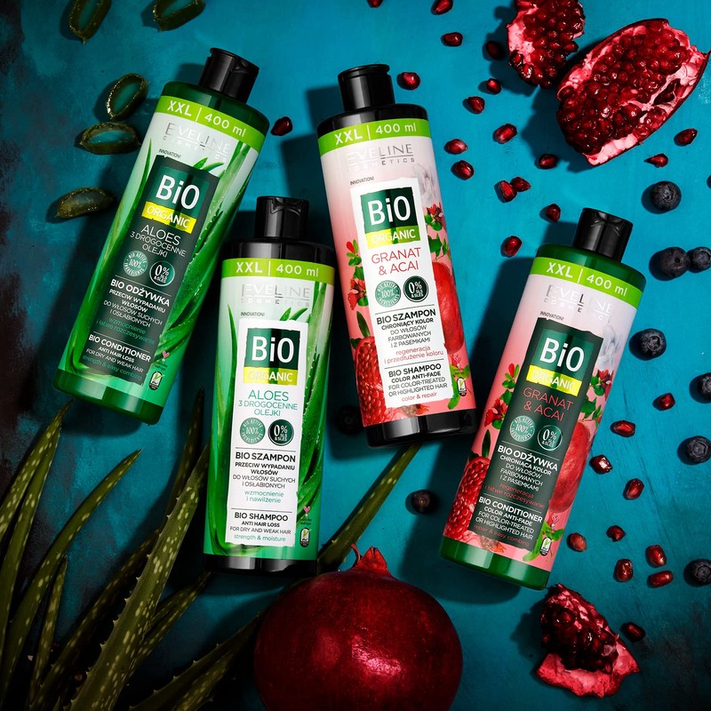 Eveline Cosmetics Bio Organic Conditioner Protects Hair Colour 400ml