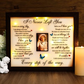 Sympathy Gift LED Shadow Box 2x3 Picture Frame - Memorial Gifts for Loss of Mother Mom Dad Father, Bereavement Gifts Ideas in Memory of Loved One Gifts, Condolences Rememberance Grief Funeral Gifts