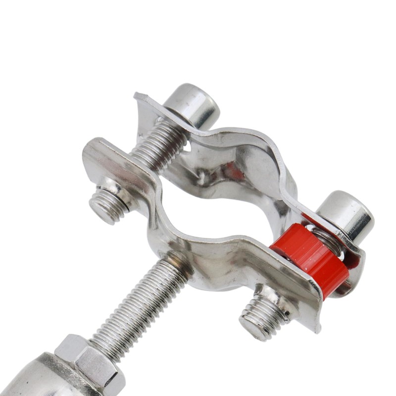 Mewutal 2pcs Pipe Supports 50-100mm Adjustable Height Pipe Brackets Clamps