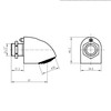 ENKI, R45, Anti Vandal Shower Head Concealed Installation, for Gym