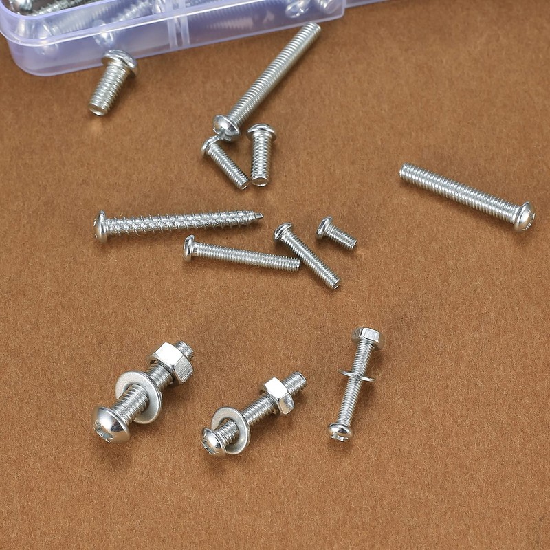 Vwoqiy 550 Pieces M3 M4 M5 Screw Set with Nuts