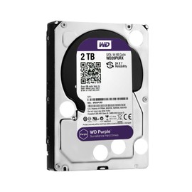 WD Purple 1TB Surveillance Hard Disk Drive - 5400 RPM Class SATA 6 Gb/s 64MB Cache 3.5 Inch - WD10PURX [Old Version] (Renewed)