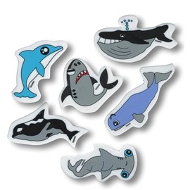 Fish Erasers 12 Pk for Kids Classroom Prizes Animal Erasers Pencil Eraser Prizes for Kids Classroom Cute Erasers Bulk Fun Erasers for School Cool Erasers Kids Erasers Novelty Erasers for Kids Bulk