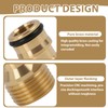 High-quality tap hose adapter, 3/4 inch male thread, brass plug-in
