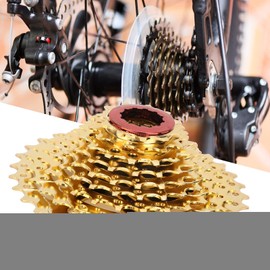 VGEBY Cassette Flywheel, 11‑32T 9 Speed Mountain Bike Freewheel Gold Bicycle Cassette Flywheel Cassette Sprocket Bicycles And Spare Parts Ride
