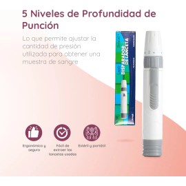 Pluma Disparador De Lancetas Universal Hermed