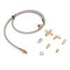 Turbo Oil Feed Line Kit 1/8PNT AN4 Fitting Oil Drain