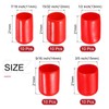 sourcing map 50pcs Round Rubber End Caps Protective Caps 11mm