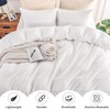 NEXHOME PRO 100% Organic Cotton Duvet Cover King Size, Linen