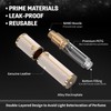 3zorqinron Portable Mini Refillable Atomizer, Cowhide Material, 5ml Travel Perfume