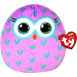 Ty Toys Winks Owl Squishie Beanie Mini