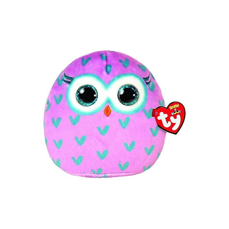 Ty Toys Winks Owl Squishie Beanie Mini