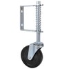 FTVOGUE 4"Rueda de Compuerta de Goma Muelle Giratorio Cargado Capacidad