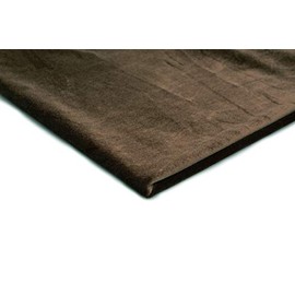 Crushed Velvet Fabric, Velour, Velour Fabric, 50 x 150 cm (Dark Brown)