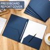 Zhanmai 12 Pcs 8.5 x 11 Inch Pressboard Report Cover