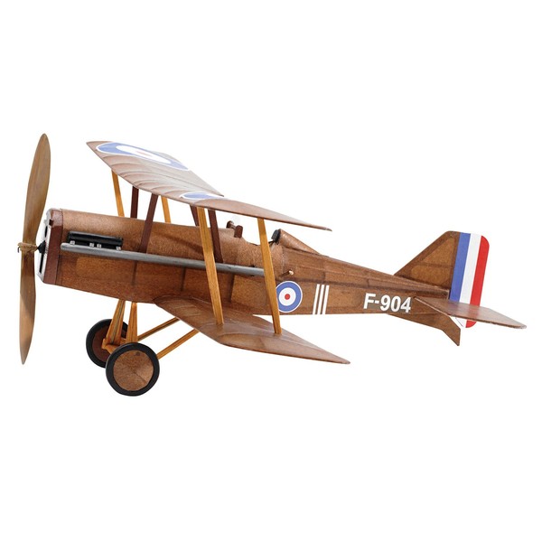RAF SE5a WWI Bi-plane model airplane complete vintage model rubber-powered balsa wood aircraft plane kit that really flies!
